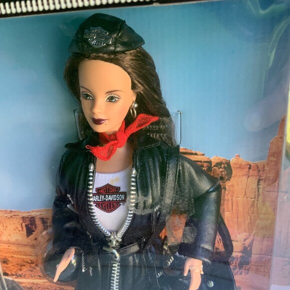 Harley-Davison 1998 Mattel Brunette Collector Edition Vintage Doll Barbie